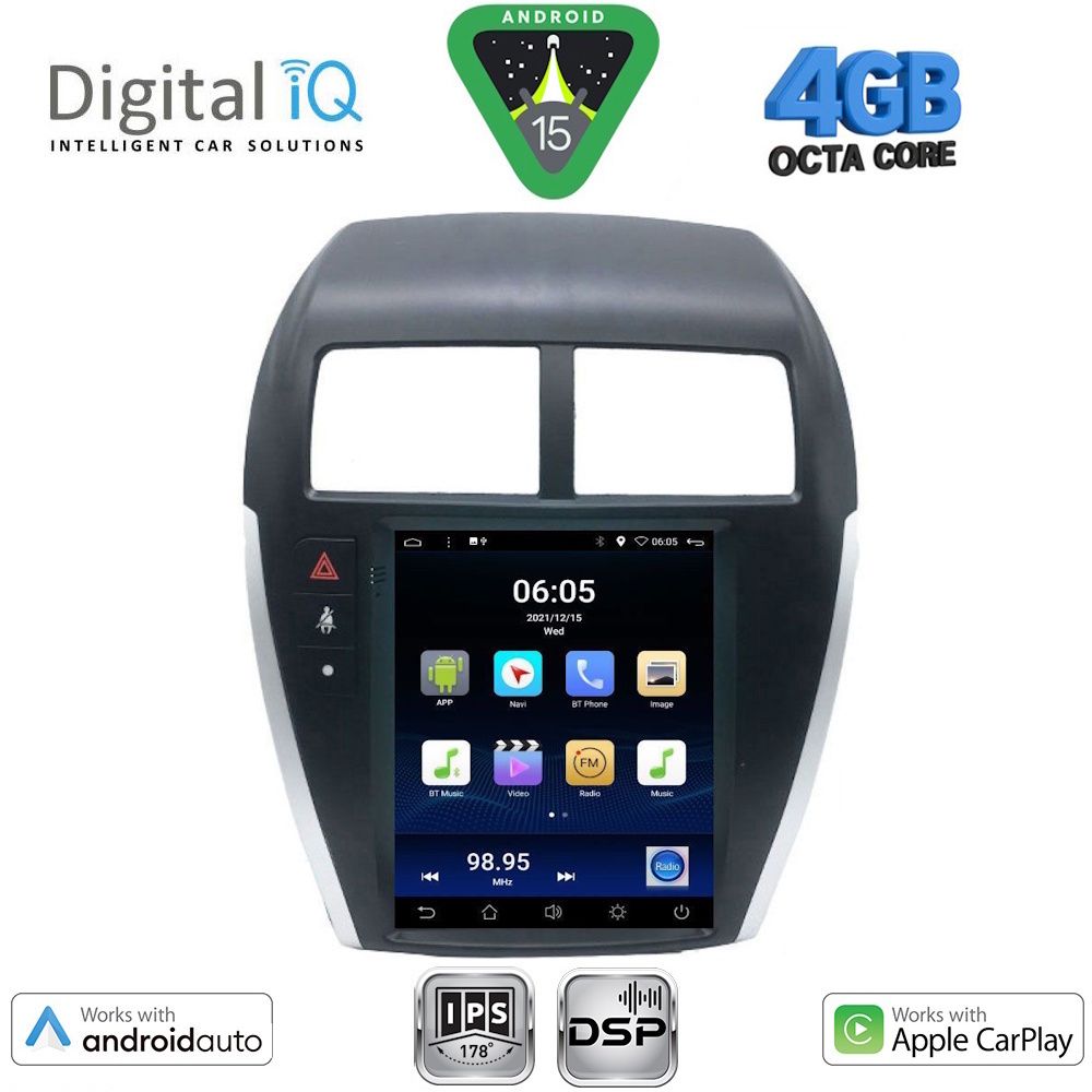 DIGITAL IQ BXF 6952_CPAA TESLA STYLE for MITSUBISHI ASX mod. 2009-2020 - DIGITAL IQ BXF 6952_CPAA
