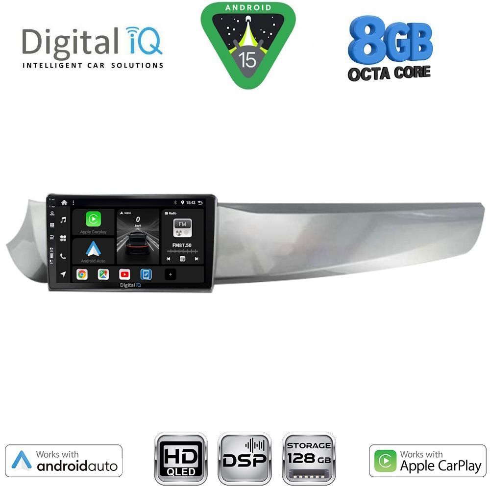 DIGITAL IQ BXF 7025_CPAA (9inc) MULTIMEDIA TABLET for ALFA ROMEO GIULIETTA mod. 2010-2014 - DIGITAL IQ BXF 7025_CPAA