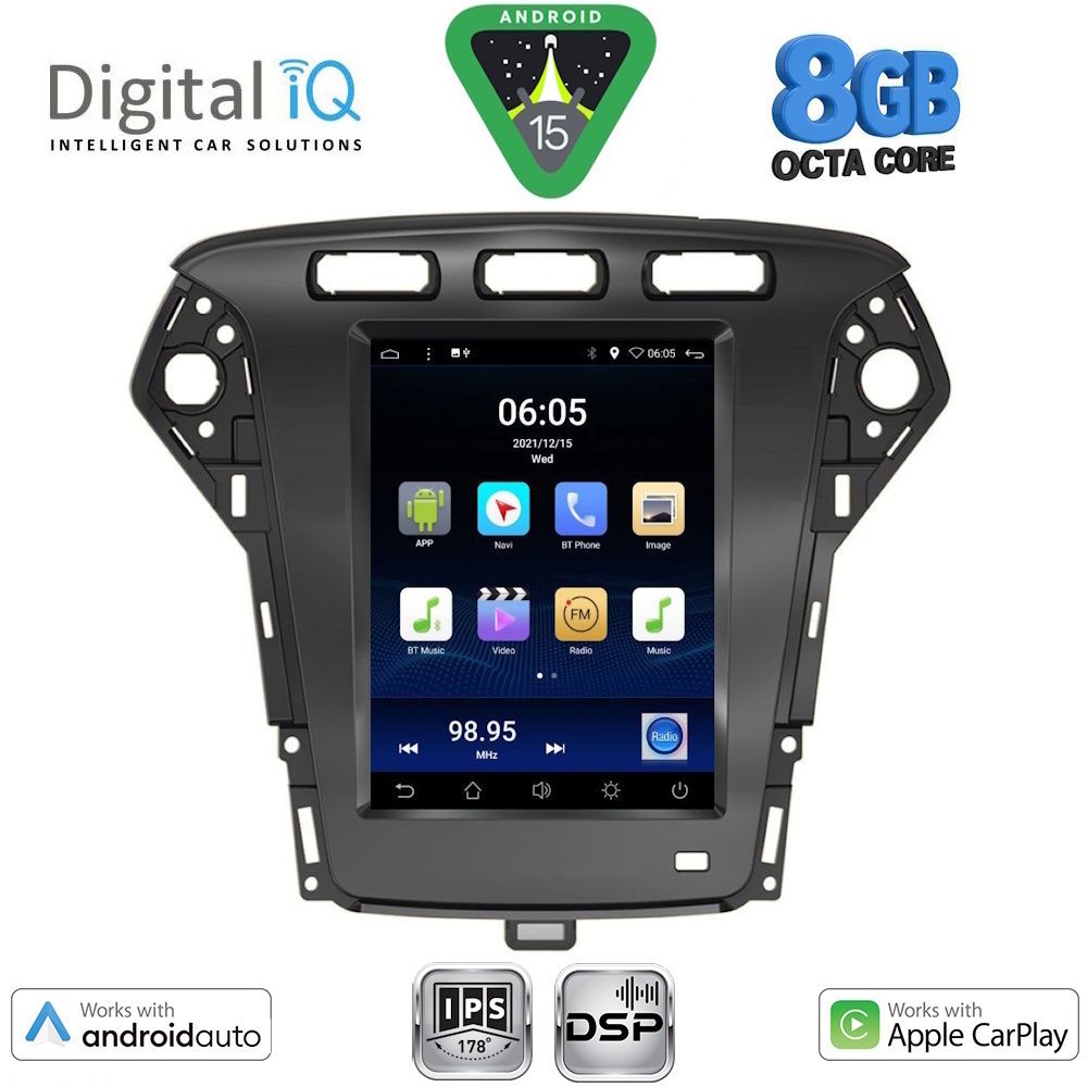 DIGITAL IQ BXF 7958_CPAA TESLA STYLE for FORD MONDEO mod. 2010-2013 - DIGITAL IQ BXF 7958_CPAA