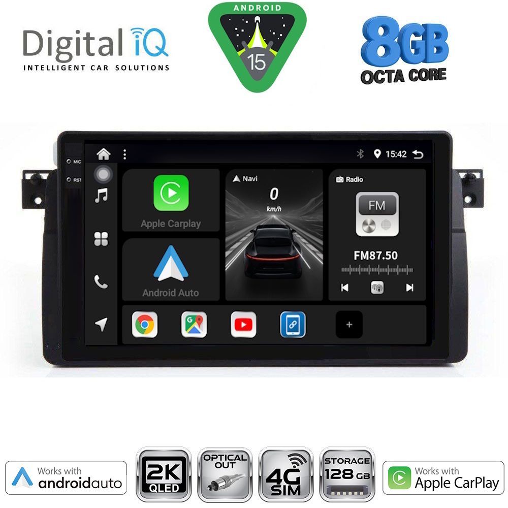 DIGITAL IQ BXK 20042_CPAA (9inc) MULTIMEDIA TABLET for BMW E46 mod. 1998-2005 - DIGITAL IQ BXK 20042_CPAA