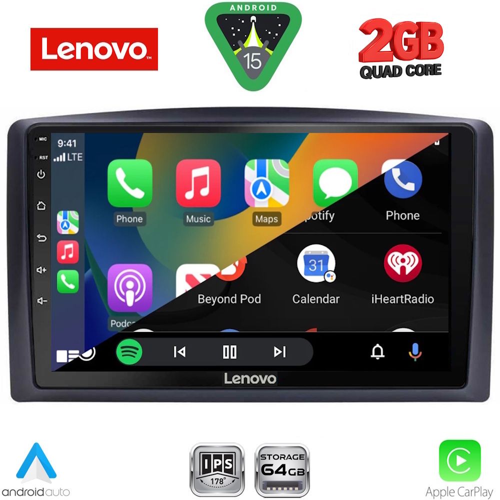 LENOVO LVD 2421_CPA (10inc) MULTIMEDIA TABLET for MERCEDES VITO – VIANO  (W447) mod. 2015-2022