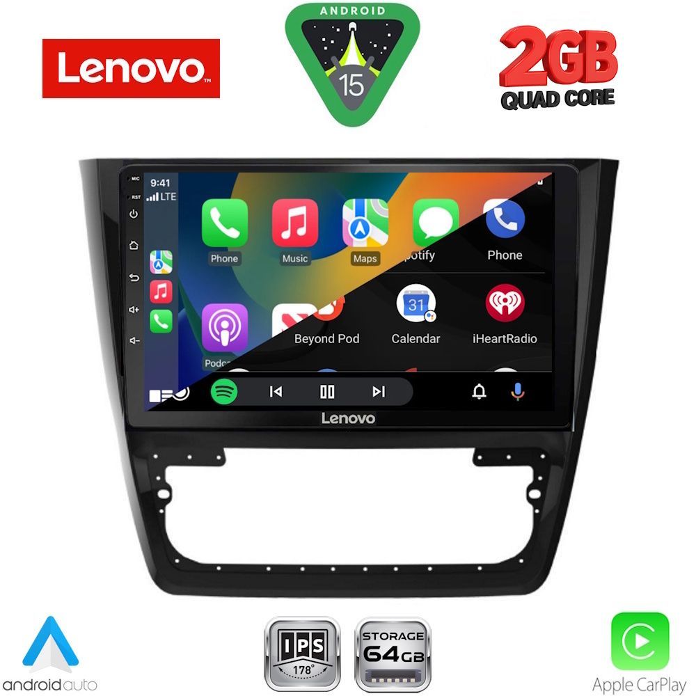 LENOVO LVD 2610_CPA (10inc) MULTIMEDIA TABLET for SKODA YETI mod. 2014-2018
