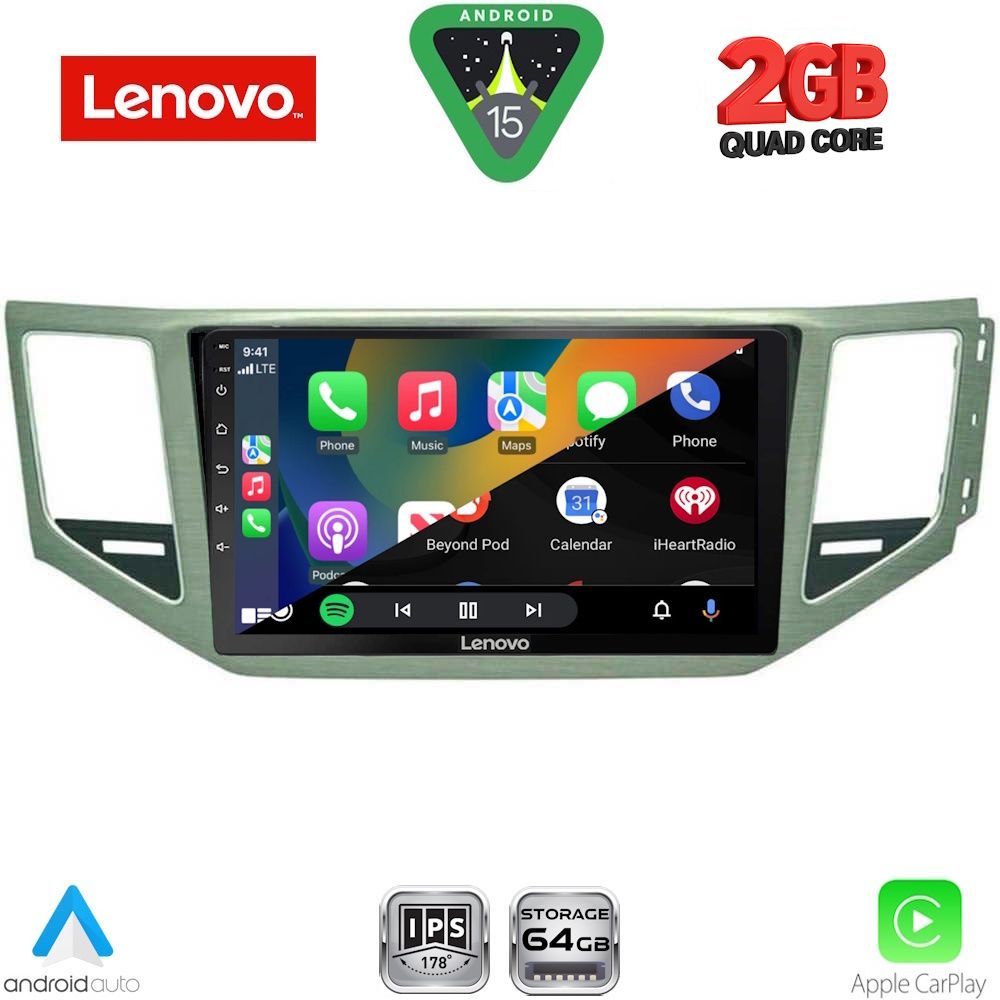 LENOVO LVD 2745_CPA (SL) (10inc) MULTIMEDIA TABLET for VW GOLF SPORTSVAN mod. 2014-2021 - LENOVO LVD 2745_CPA (SL)