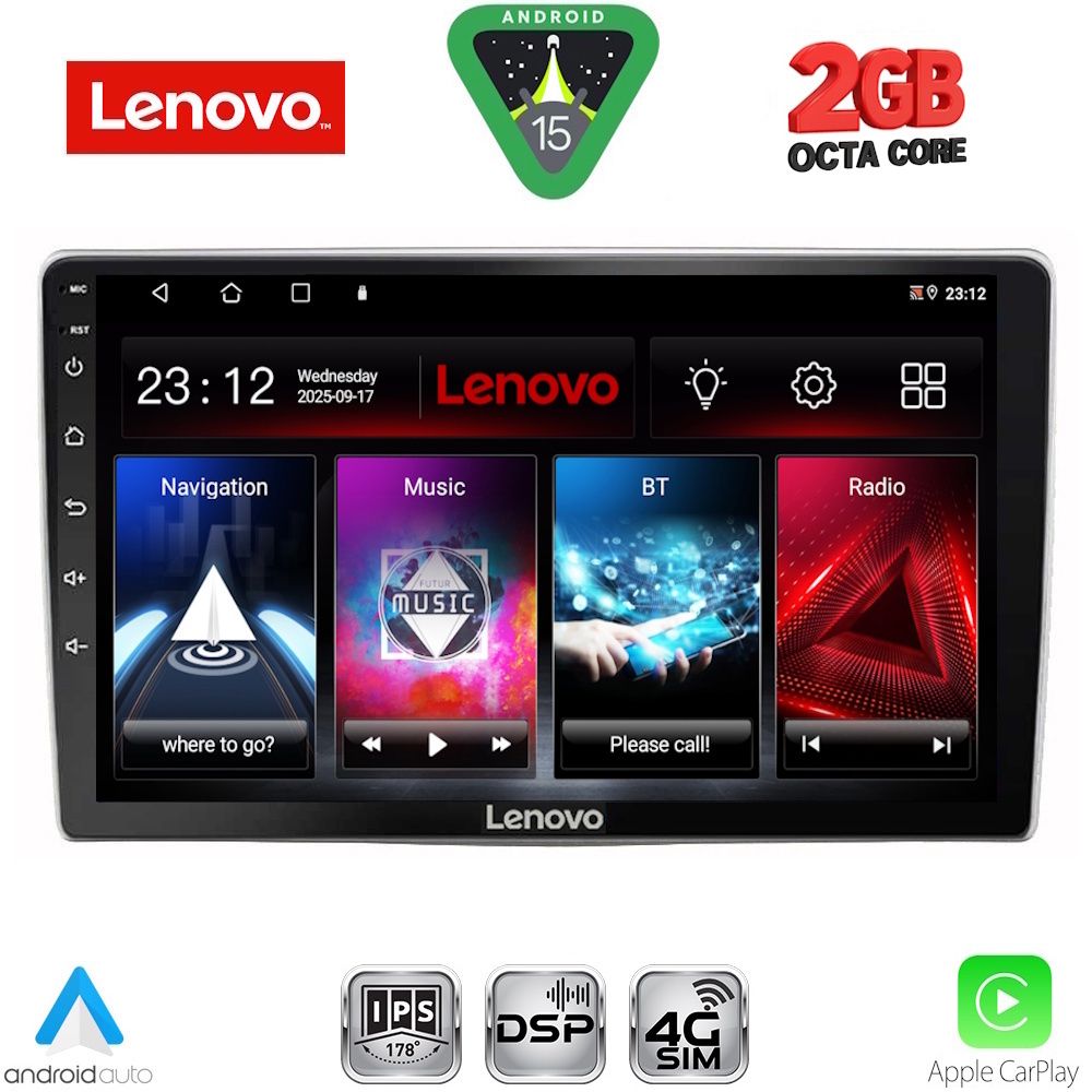 LENOVO LVF 5028_CPA (9inc) MULTIMEDIA TABLET for ALFA ROMEO MITO mod. 2008-2018 - LENOVO LVF 5028_CPA