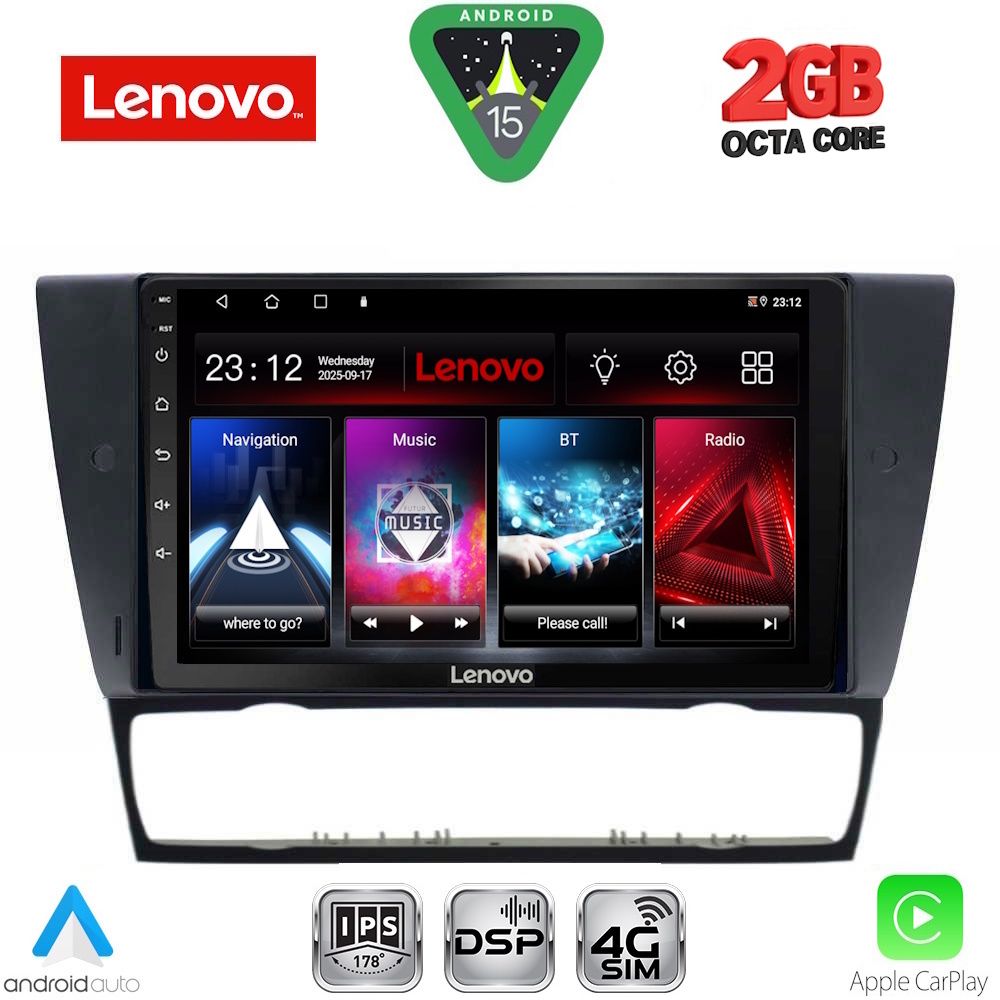 LENOVO LVF 5043_CPA (9inc) MULTIMEDIA TABLET for BMW E90-E91-E92-E93 mod. 2005-2012 - LENOVO LVF 5043_CPA