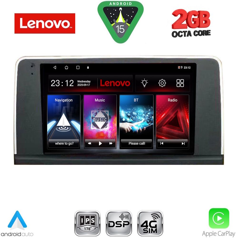 LENOVO LVF 5059_CPA (CIC) (9inc) MULTIMEDIA TABLET for BMW X3 (F25) mod. 2011-2013