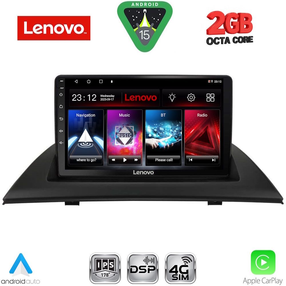 LENOVO LVF 5058_CPA (9inc) MULTIMEDIA TABLET for BMW X3 (E83) mod. 2003-2010 - LENOVO LVF 5058_CPA