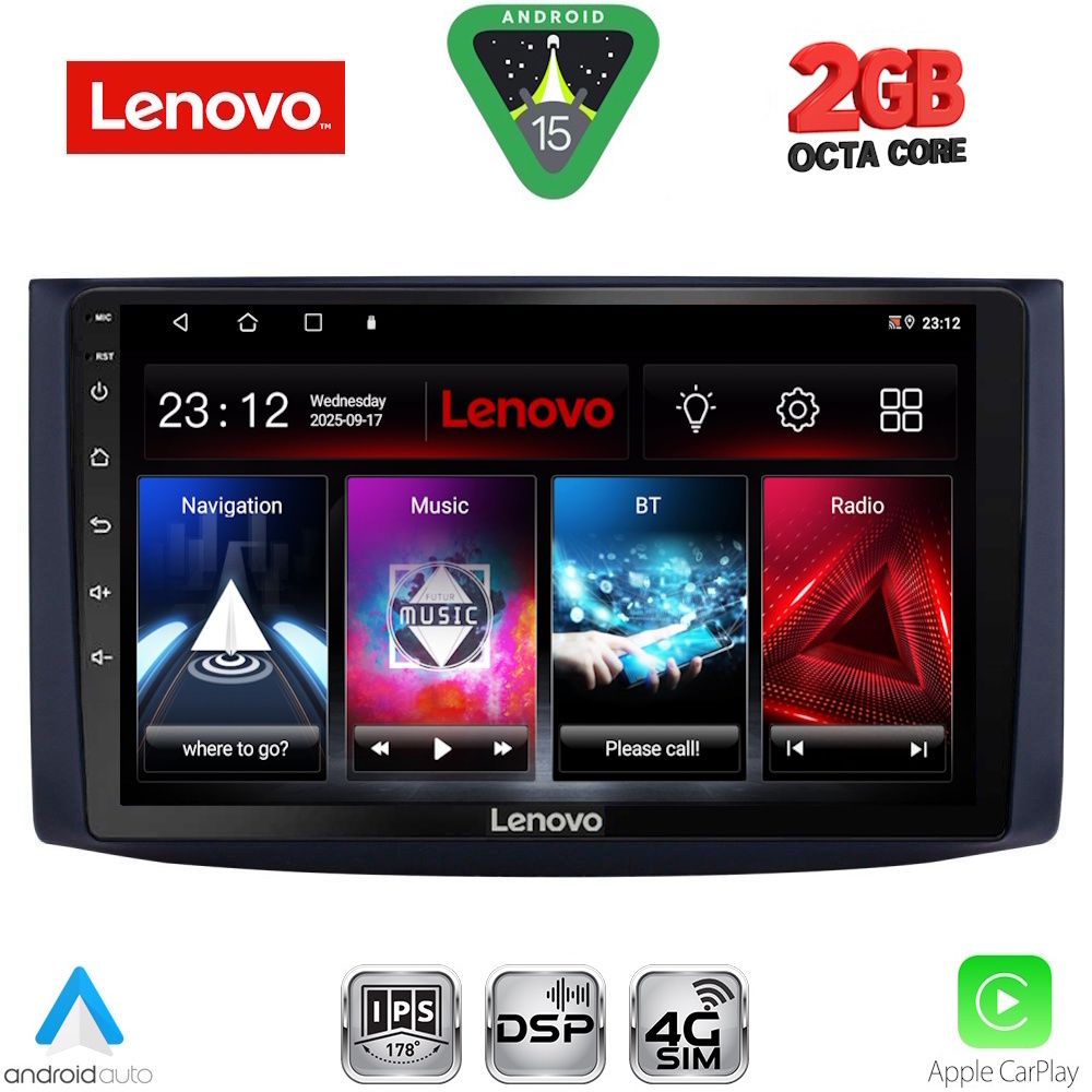 LENOVO LVF 5072_CPA (9inc) MULTIMEDIA TABLET for CHEVROLET AVEO mod. 2006-2010 - LENOVO LVF 5072_CPA