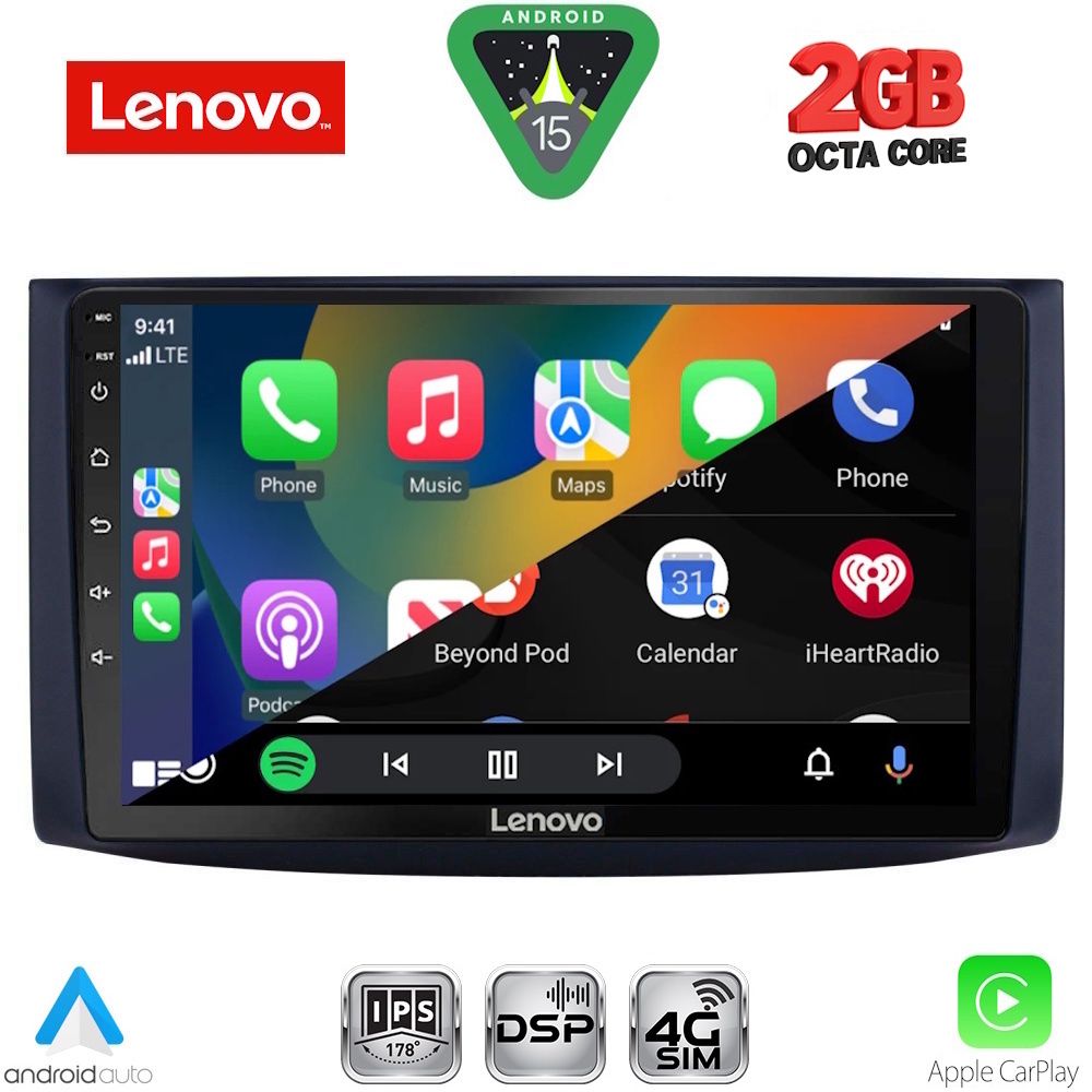 LENOVO LVF 5072_CPA (9inc) MULTIMEDIA TABLET for CHEVROLET AVEO mod. 2006-2010 - LENOVO LVF 5072_CPA