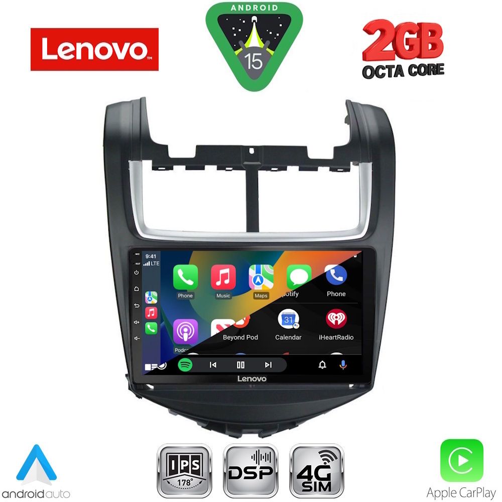 LENOVO LVF 5075_CPA (9inc) MULTIMEDIA TABLET for CHEVROLET AVEO mod. 2014-2017 - LENOVO LVF 5075_CPA