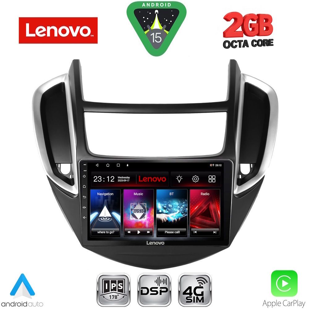 LENOVO LVF 5080_CPA (9inc) MULTIMEDIA TABLET for CHEVROLET TRAX mod. 2014-2022