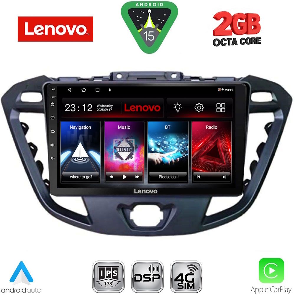 LENOVO LVF 5177_CPA (9inc) MULTIMEDIA TABLET for FORD TRANSIT CUSTOM