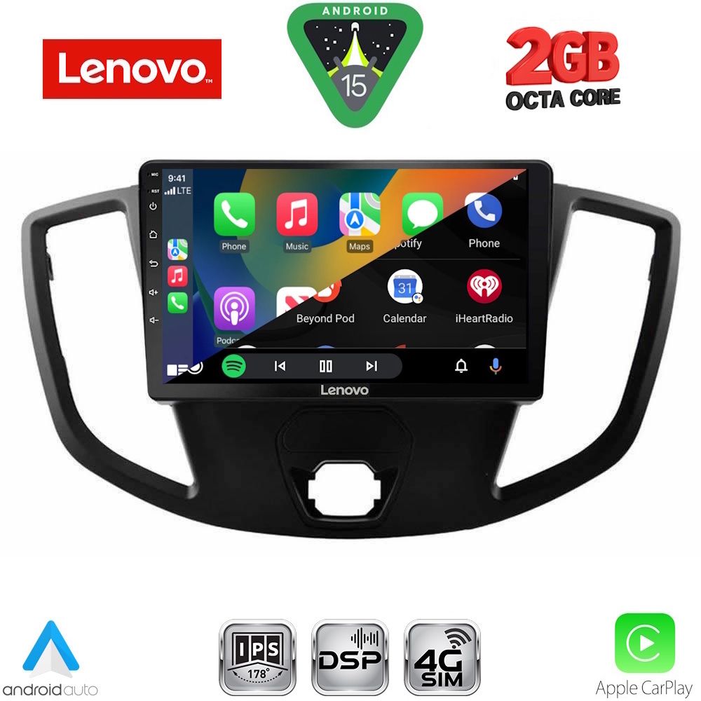 LENOVO LVF 5179_CPA  (9inc) MULTIMEDIA TABLET for FORD TRANSIT mod. 2014-2020 - LENOVO LVF 5179_CPA