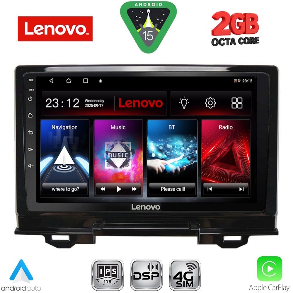LENOVO LVF 5202_CPA (9inc) MULTIMEDIA TABLET for HONDA HRV mod. 2021-2026