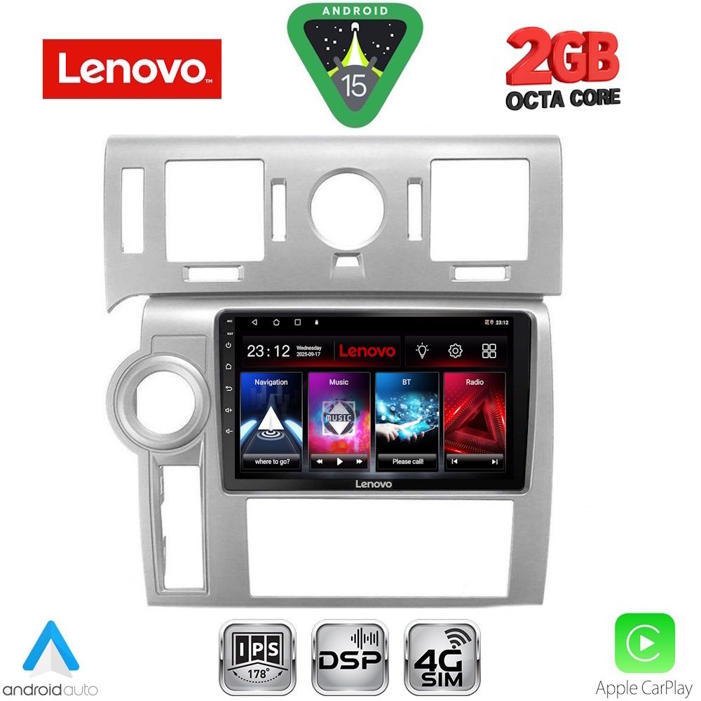 LENOVO LVF 5216_CPA (9inc) MULTIMEDIA TABLET for HUMMER H2 mod. 2008-2009 - LENOVO LVF 5216_CPA