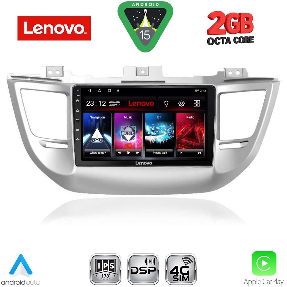 LENOVO LVF 5243_CPA (9inc) MULTIMEDIA TABLET for HYUNDAI TUCSON  mod. 2015-2019 - LENOVO LVF 5243_CPA