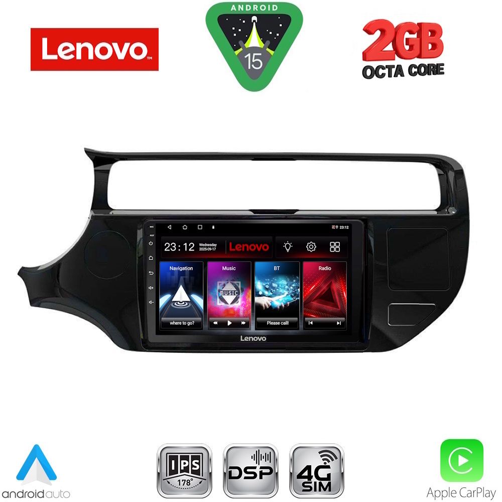 LENOVO LVF 5315_CPA (9inc) MULTIMEDIA TABLET for KIA RIO mod. 2015-2018 - LENOVO LVF 5315_CPA