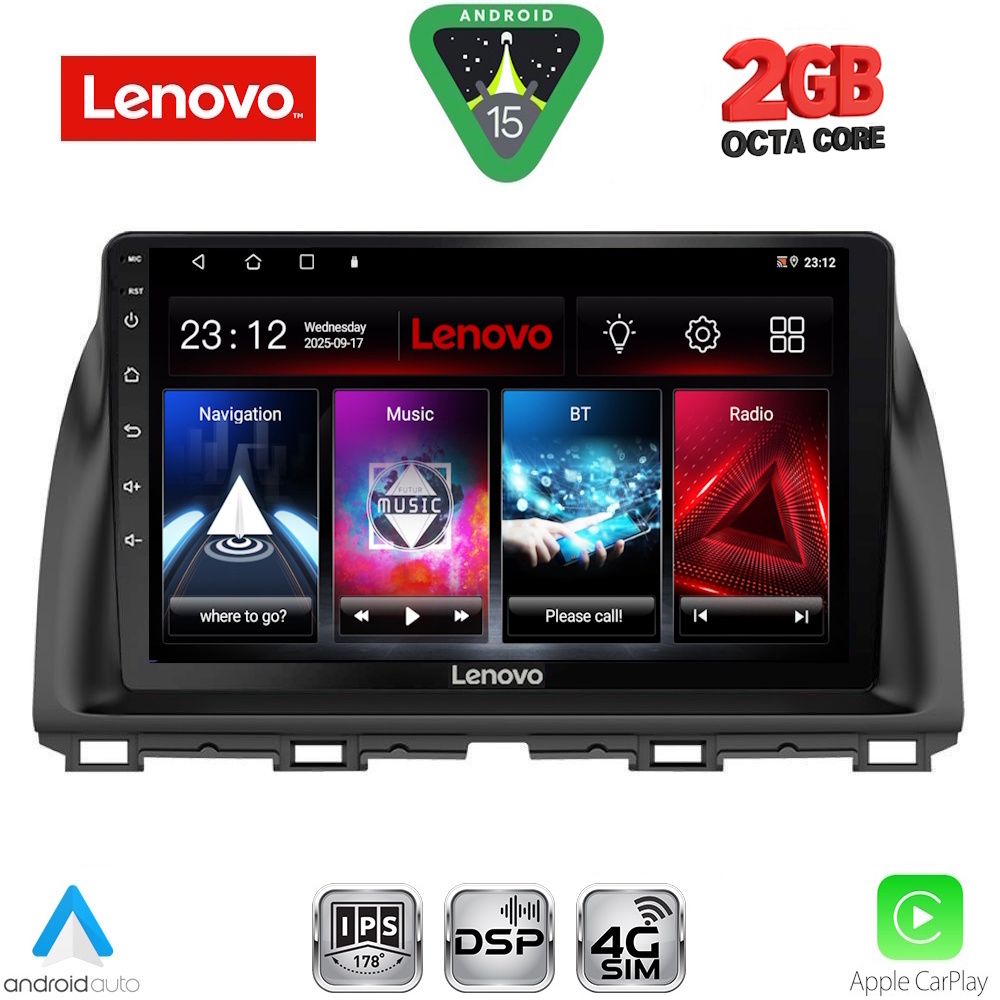 LENOVO LVF 5380_CPA (10inc) MULTIMEDIA TABLET for MAZDA CX5 mod. 2013-2017