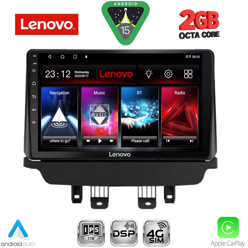 LENOVO LVF 5384_CPA (9inc) MULTIMEDIA TABLET for MAZDA CX3 mod. 2014-2026