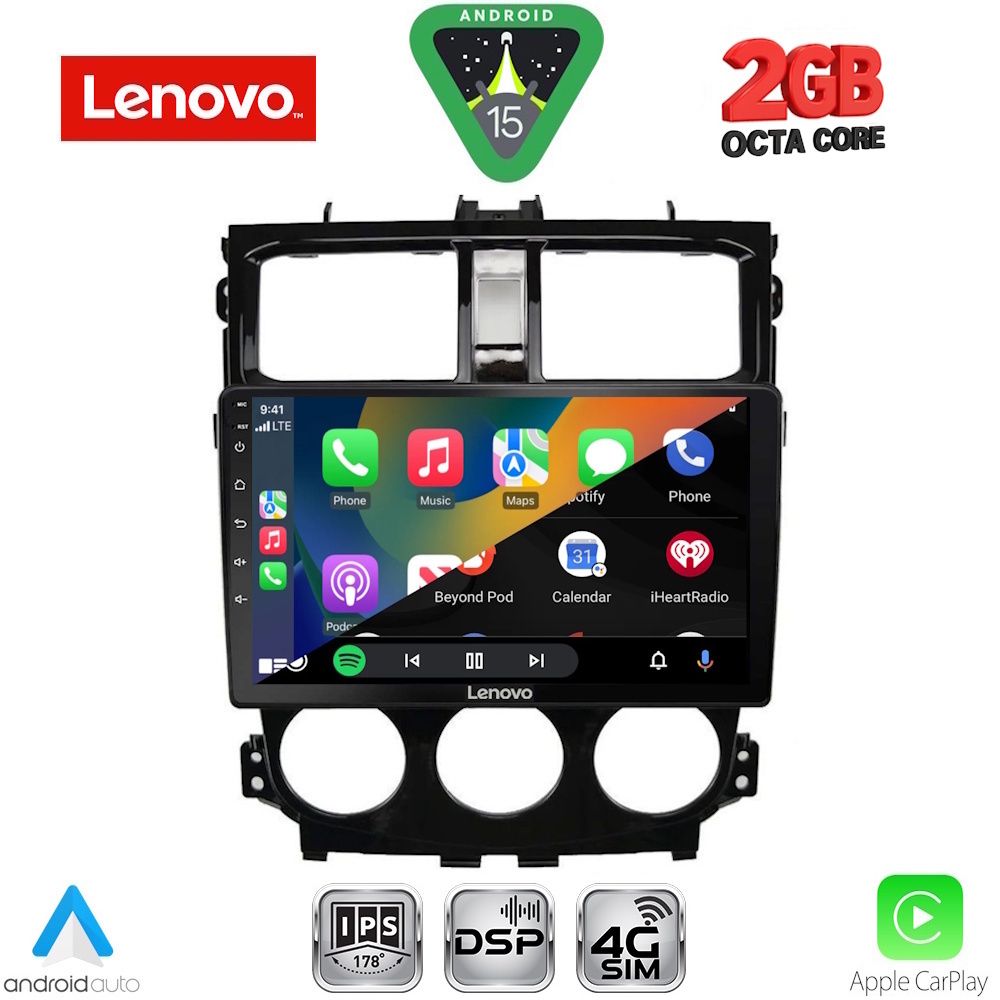 LENOVO LVF 5435_CPA (9inc) MULTIMEDIA TABLET for MITSUBISHI COLT mod. 2013-2023 - LENOVO LVF 5435_CPA