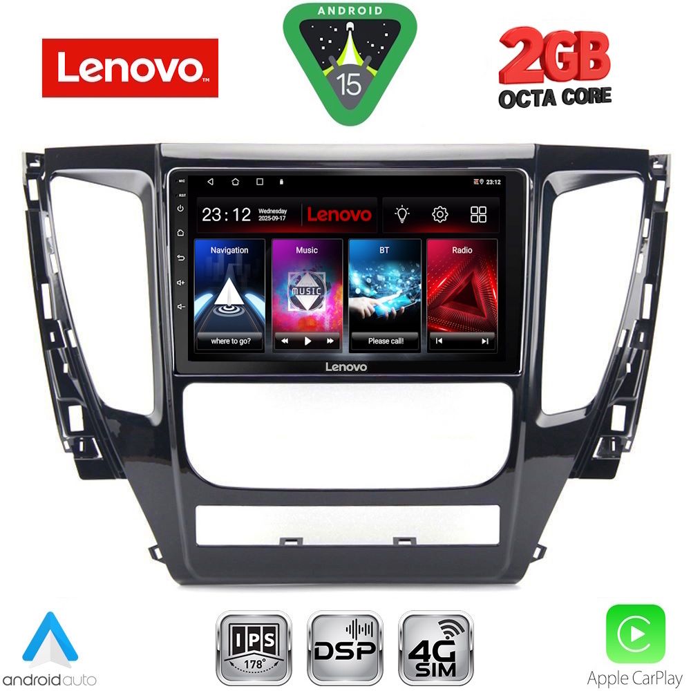 LENOVO LVF 5447A_CPA (9inc) MULTIMEDIA TABLET for MITSUBISHI PAJERO mod. 2013-2020