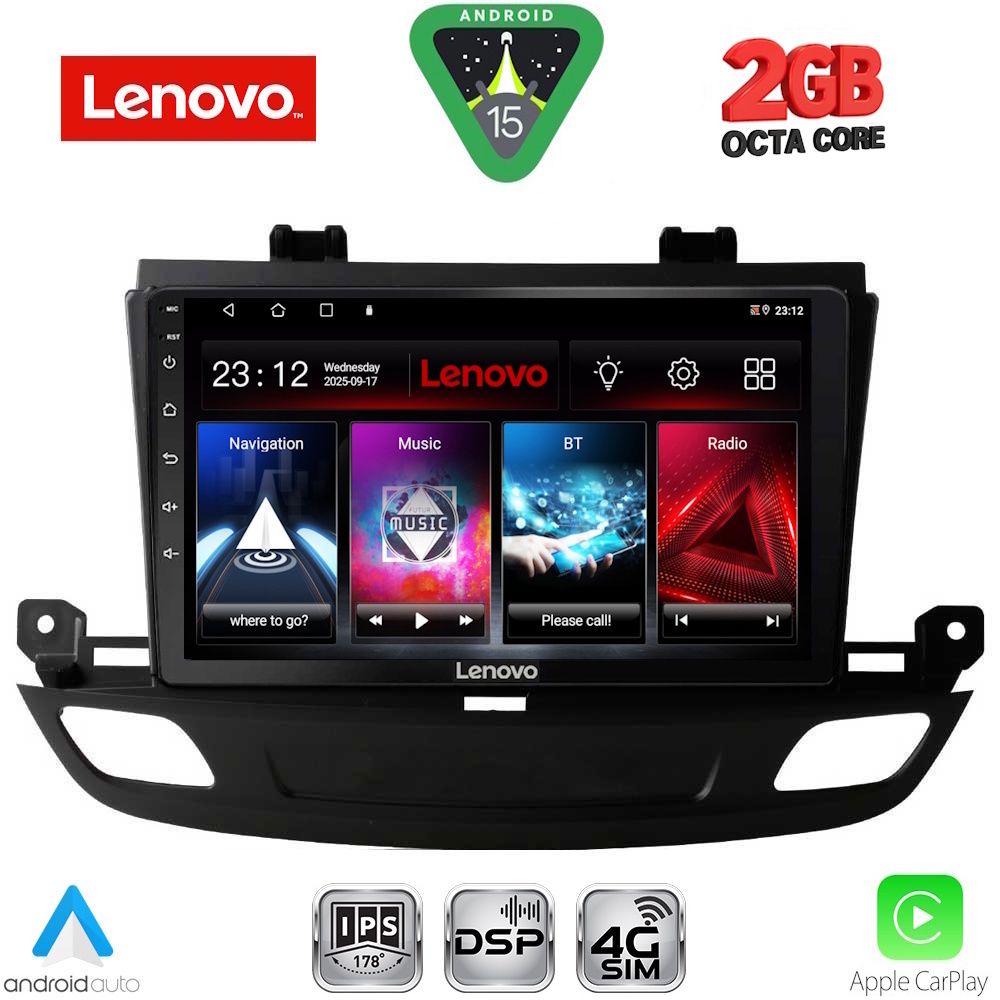 LENOVO LVF 5493_CPA (9inc) MULTIMEDIA TABLET for OPEL INSIGNIA mod. 2018-2024 - LENOVO LVF 5493_CPA