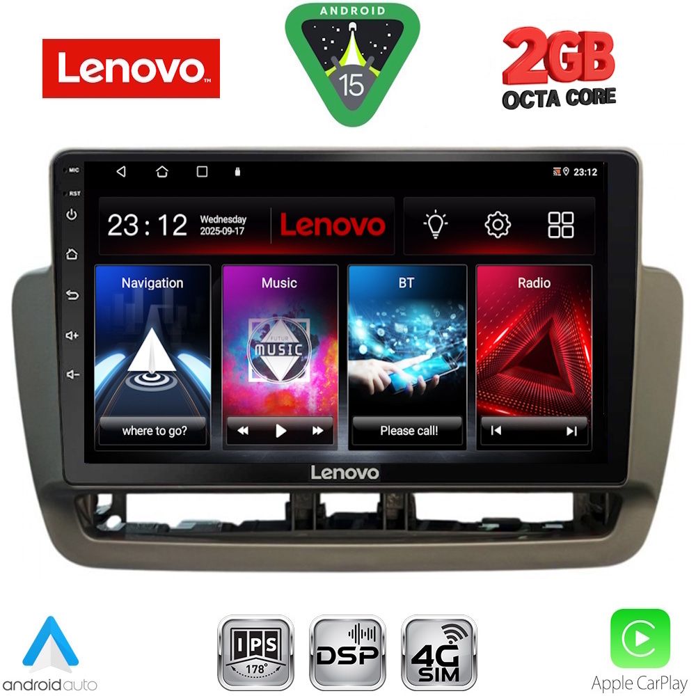 LENOVO LVF 5572_CPA (9inc) MULTIMEDIA TABLET for SEAT IBIZA mod. 2012-2015 - LENOVO LVF 5572_CPA