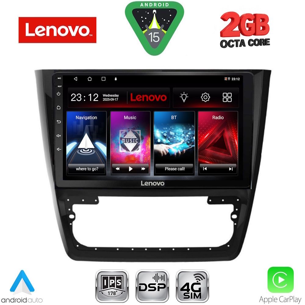 LENOVO LVF 5610_CPA (10inc) MULTIMEDIA TABLET for SKODA YETI mod. 2014-2018