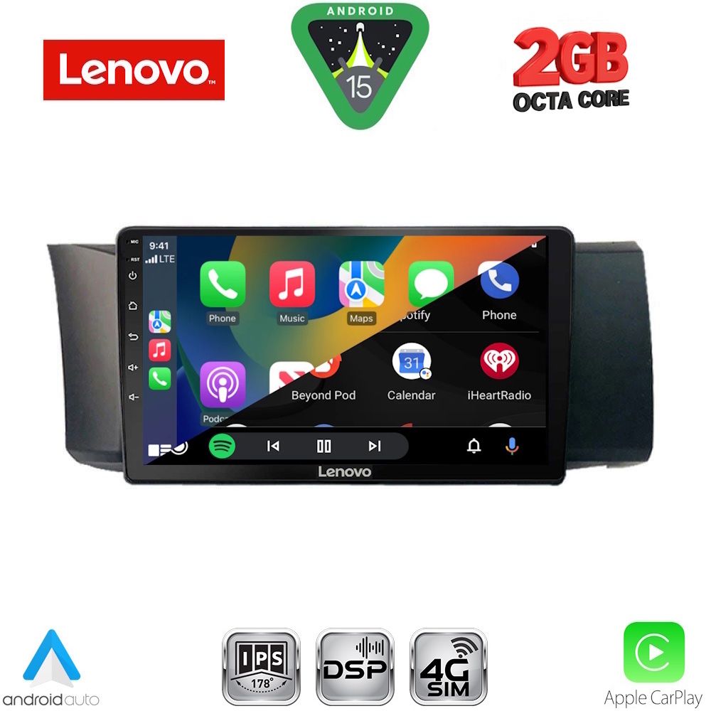 LENOVO LVF 5669_CPA (9inc) MULTIMEDIA TABLET for TOYOTA GT86 - SUBARU BRZ mod. 2012-2026 - LENOVO LVF 5669_CPA