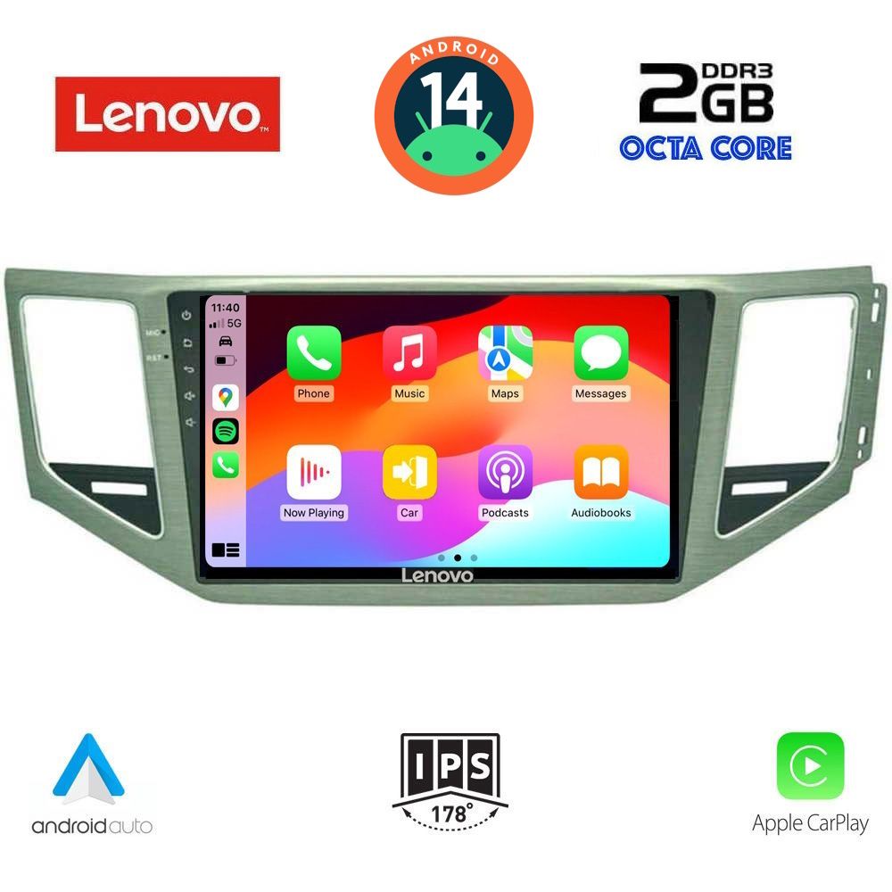 LENOVO LVF 5745_CPA (SL) (10inc) MULTIMEDIA TABLET for VW GOLF SPORTSVAN mod. 2014-2021 - LENOVO LVF 5745_CPA (SL)