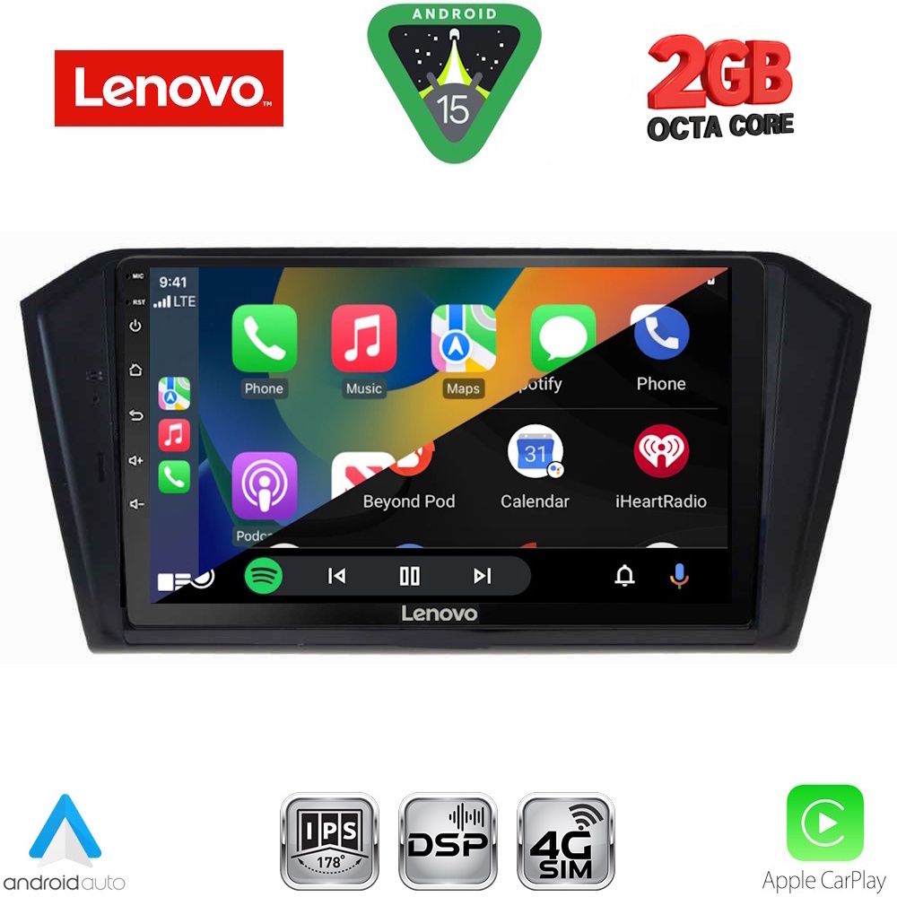 LENOVO LVF 5750_CPA (10inc) MULTIMEDIA TABLET for VW PASSAT mod. 2016-2022 - LENOVO LVF 5750_CPA