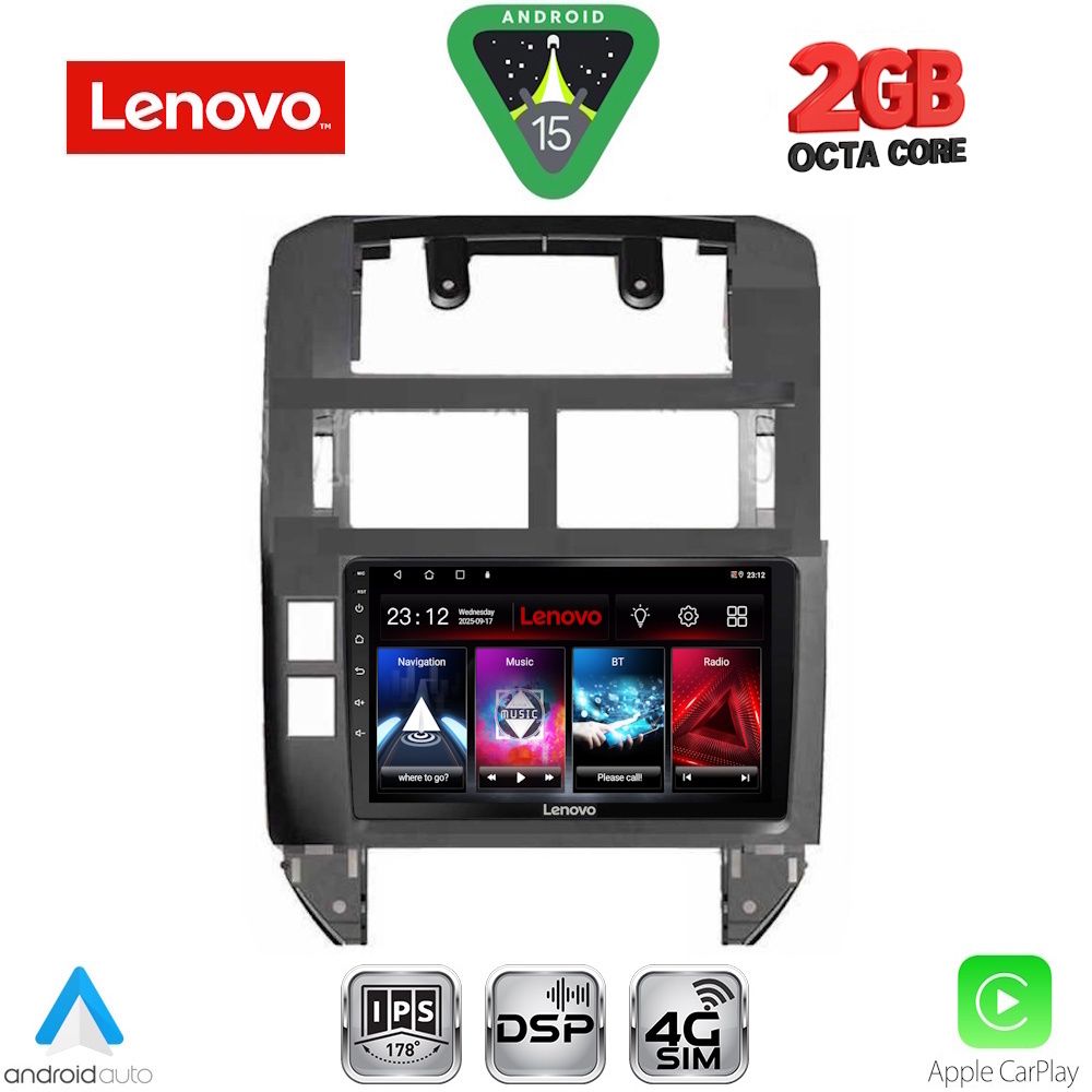 LENOVO LVF 5755_CPA (9inc) MULTIMEDIA TABLET for VW POLO mod. 2002-2009