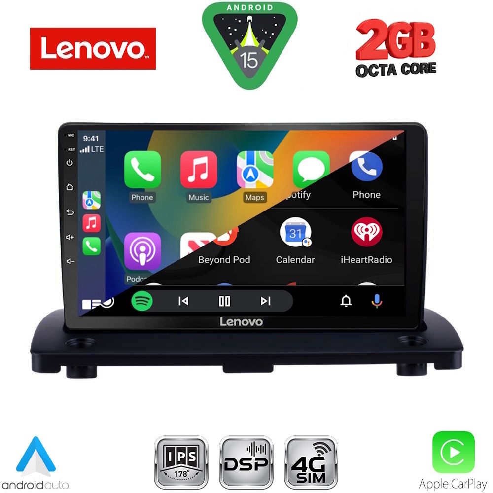 LENOVO LVF 5789_CPA (9inc) MULTIMEDIA TABLET for VOLVO XC90 mod. 2002-2014 - LENOVO LVF 5789_CPA