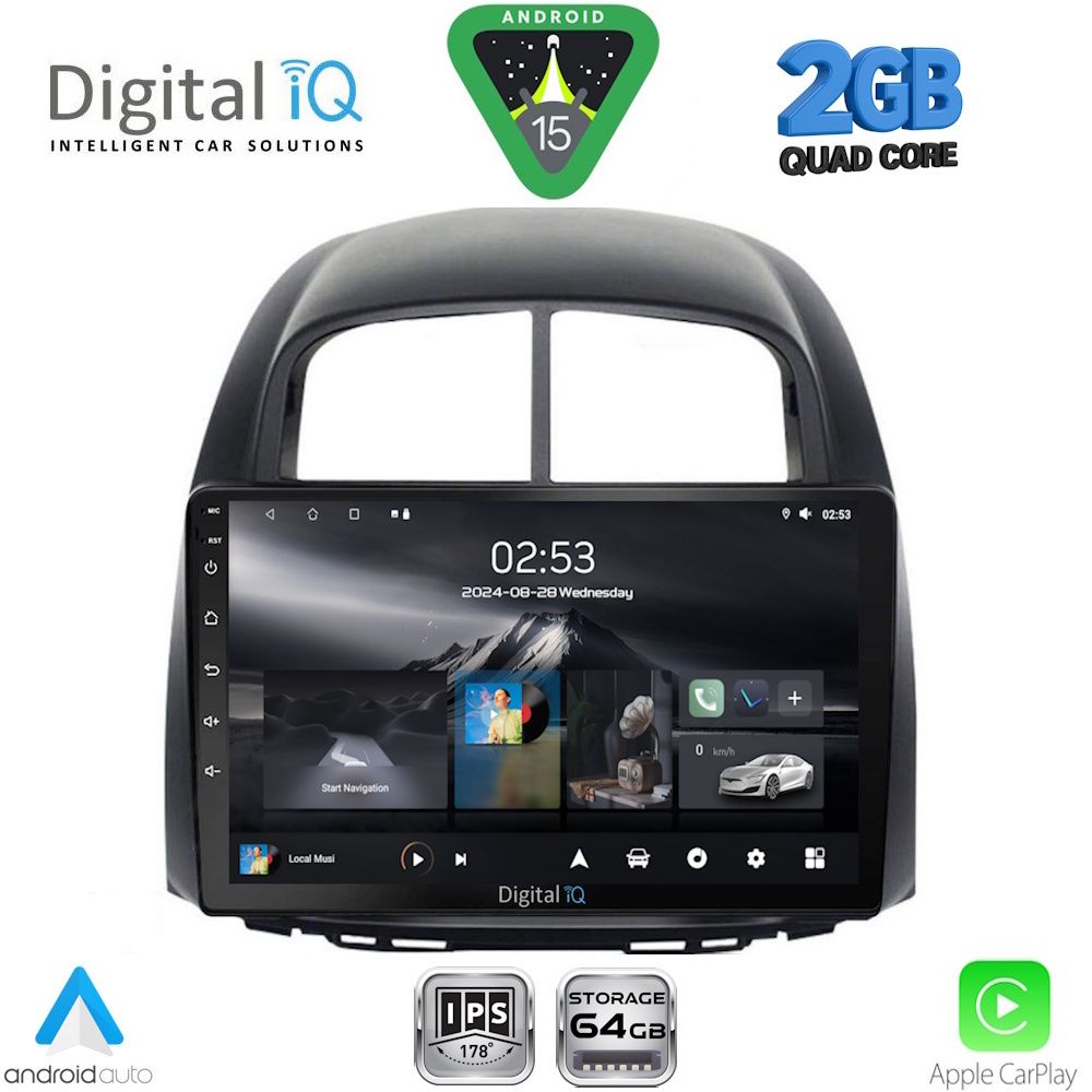 DIGITAL IQ RSD 1124_CPA (10inc) MULTIMEDIA TABLET for DAIHATSU SIRION mod. 2006-2012 - DIGITAL IQ RSD 1124_CPA