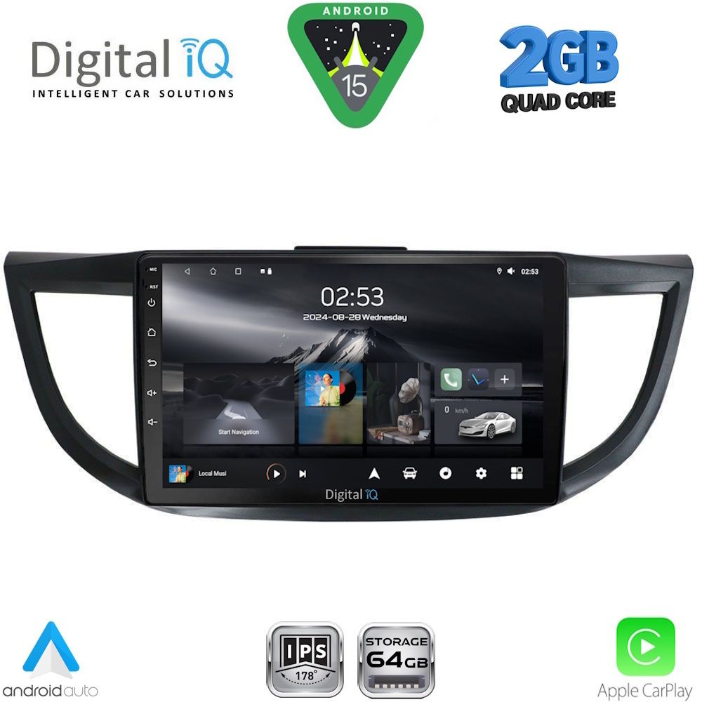 DIGITAL IQ RSD 1198_CPA (10inc) MULTIMEDIA TABLET for HONDA CRV mod. 2013-2017 - DIGITAL IQ RSD 1198_CPA