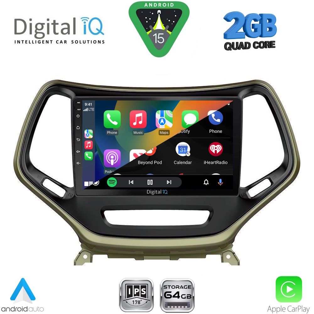DIGITAL IQ RSD 1273_CPA (10inc) MULTIMEDIA TABLET for JEEP  CHEROKEE mod. 2014-2026