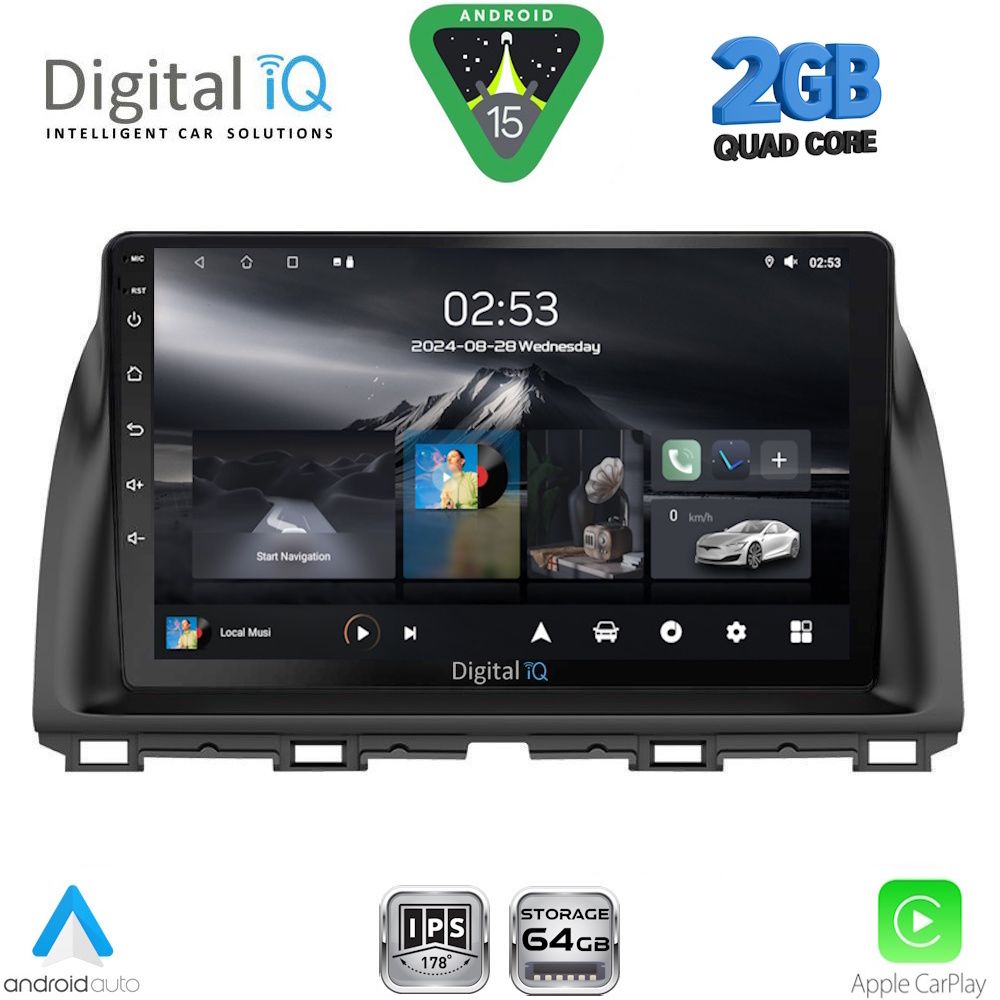 DIGITAL IQ RSD 1380_CPA (10inc) MULTIMEDIA TABLET for MAZDA CX5 mod. 2013-2017 - DIGITAL IQ RSD 1380_CPA