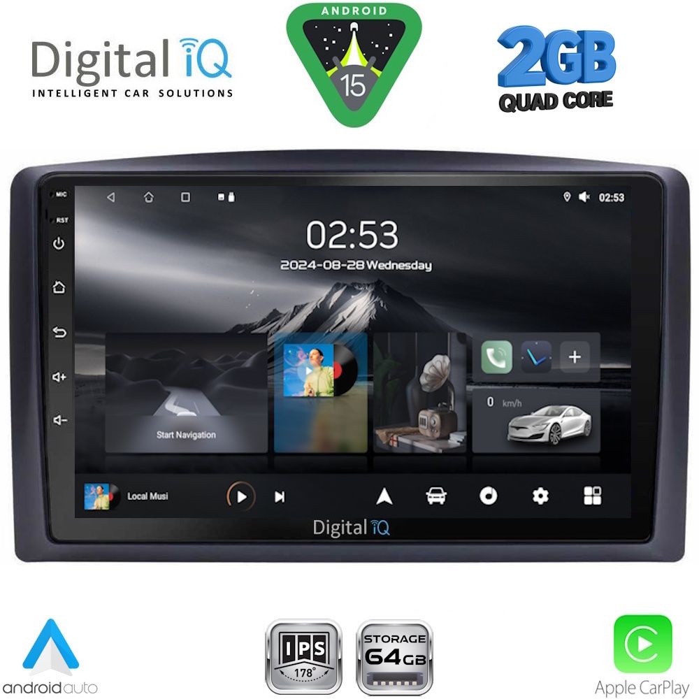 DIGITAL IQ RSD 1421_CPA (10inc) MULTIMEDIA TABLET for MERCEDES VITO – VIANO  (W447) mod. 2015-2022