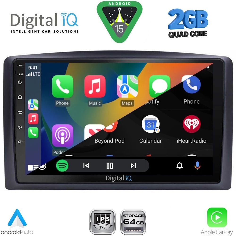 DIGITAL IQ RSD 1421_CPA (10inc) MULTIMEDIA TABLET for MERCEDES VITO – VIANO  (W447) mod. 2015-2022