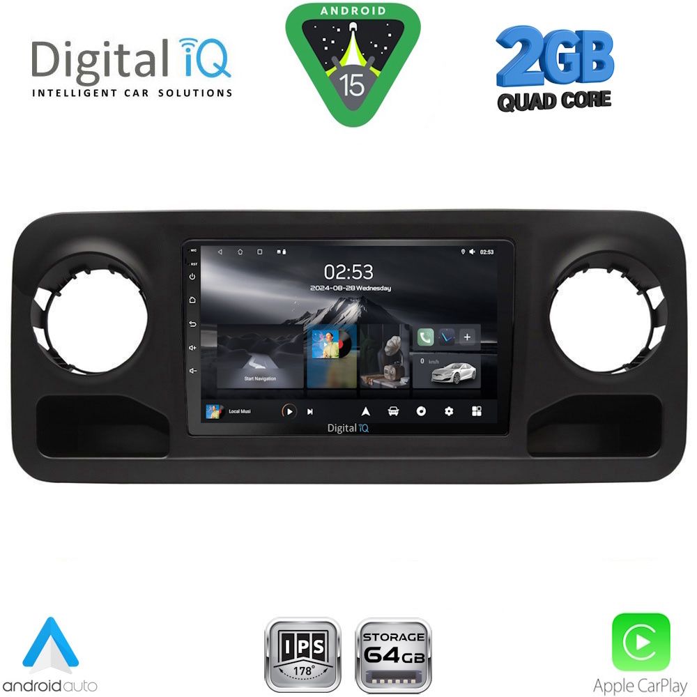 DIGITAL IQ RSD 1424_CPA (10inc) MULTIMEDIA TABLET for MERCEDES SPRINTER mod. 2018-2026 - DIGITAL IQ RSD 1424_CPA