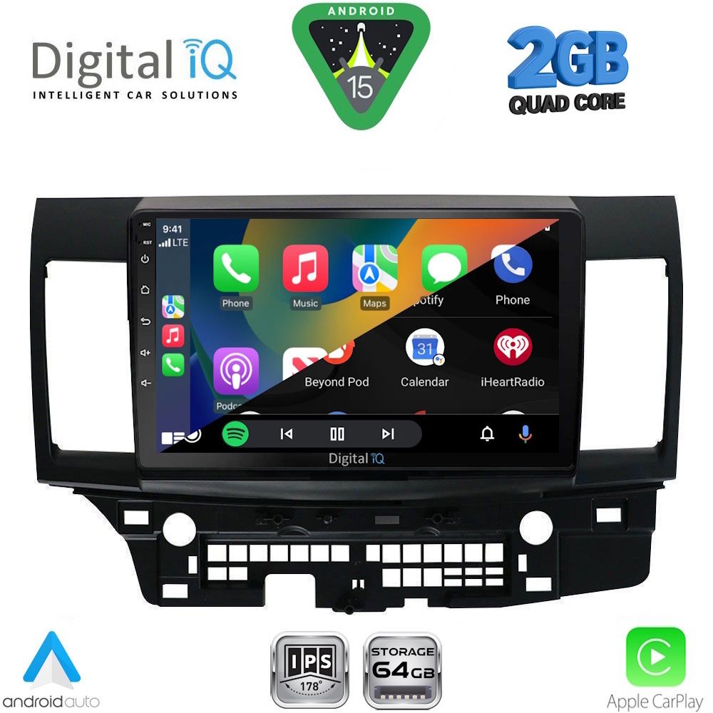 DIGITAL IQ RSD 1434_CPA (10inc) MULTIMEDIA TABLET for MITSUBISHI LANCER mod. 2008-2017 - DIGITAL IQ RSD 1434_CPA
