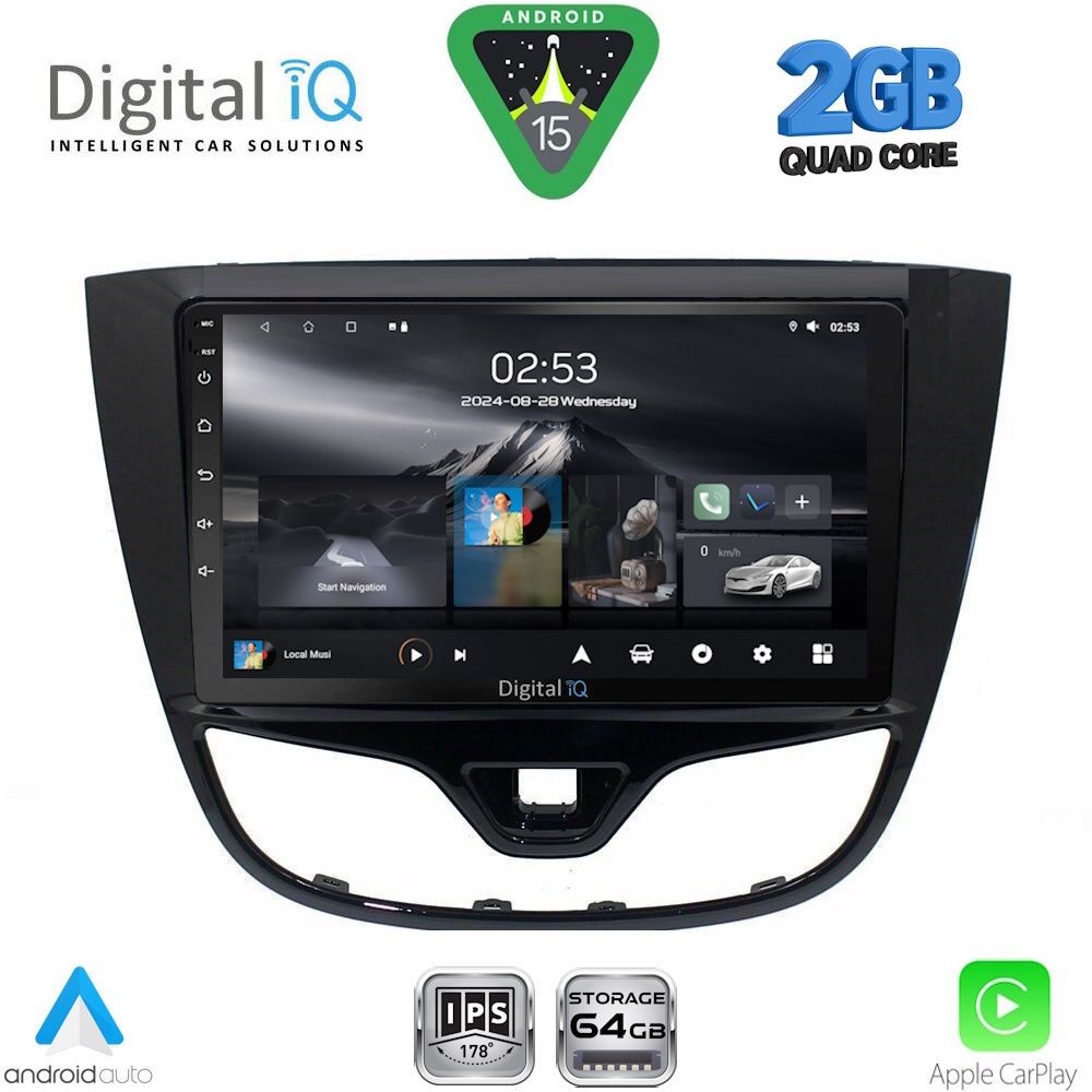 DIGITAL IQ RSD 1489_CPA (10inc) MULTIMEDIA TABLET for OPEL KARL mod. 2014-2019 - DIGITAL IQ RSD 1489_CPA