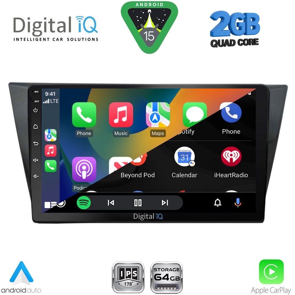 DIGITAL IQ RSD 1761_CPA (10inc) MULTIMEDIA TABLET for VW TIGUAN mod. 2016-2026 - DIGITAL IQ RSD 1761_CPA