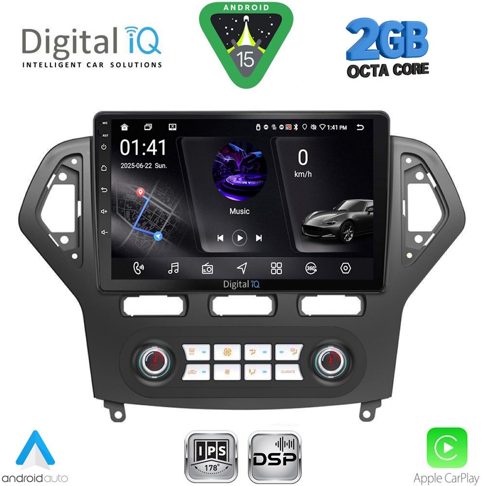 DIGITAL IQ RSF 4162_CPA CLIMA (10inc) MULTIMEDIA TABLET for FORD MONDEO mod. 2007-2011 - DIGITAL IQ RSF 4162_CPA CL