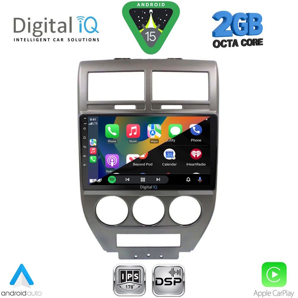 DIGITAL IQ RSF 4276_CPA (10inc) MULTIMEDIA TABLET for JEEP COMPASS - PATRIOT mod. 2007-2016 - DIGITAL IQ RSF 4276_CPA