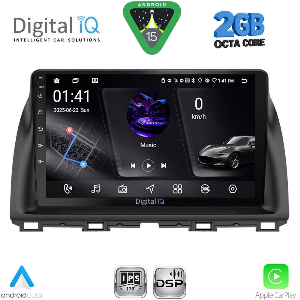 DIGITAL IQ RSF 4380_CPA (10inc) MULTIMEDIA TABLET for MAZDA CX5 mod. 2013-2017 - DIGITAL IQ RSF 4380_CPA