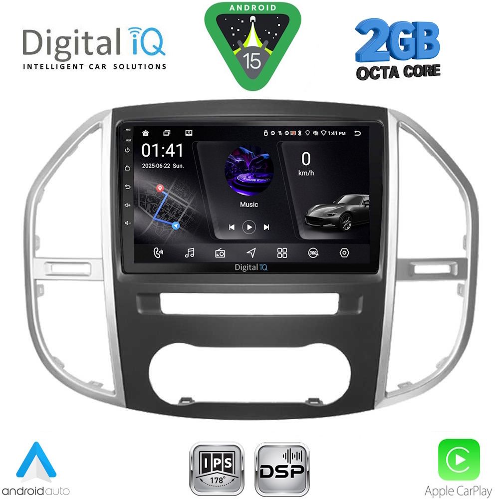 DIGITAL IQ RSF 4429_CPA (10inc) MULTIMEDIA TABLET for MERCEDES VITO – VIANO  (W447) mod. 2015-2024 - DIGITAL IQ RSF 4429_CPA