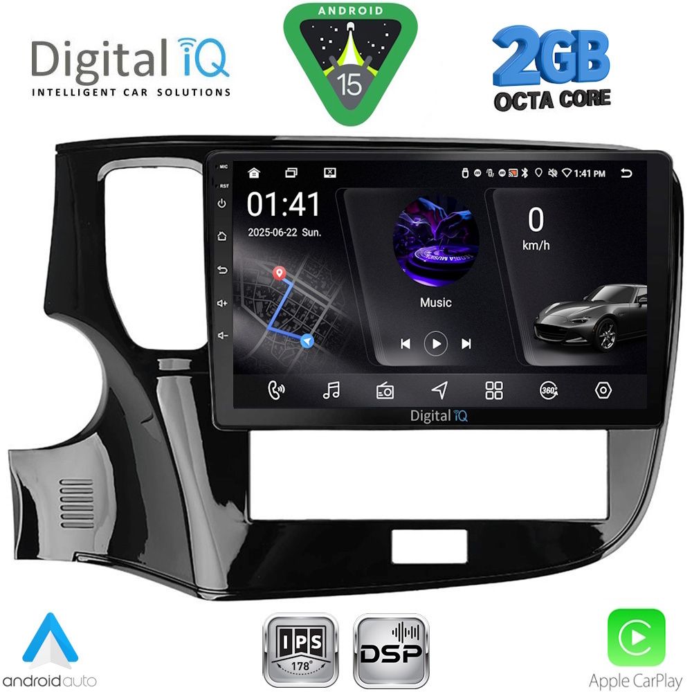 DIGITAL IQ RSF 4440_CPA (10inc) MULTIMEDIA TABLET for MITSUBISHI OUTLANDER mod. 2020-2022 - DIGITAL IQ RSF 4440_CPA
