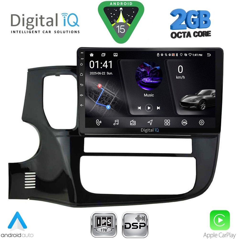 DIGITAL IQ RSF 4443_CPA (10inc) MULTIMEDIA TABLET for MITSUBISHI OUTLANDER mod. 2013-2020 - DIGITAL IQ RSF 4443_CPA