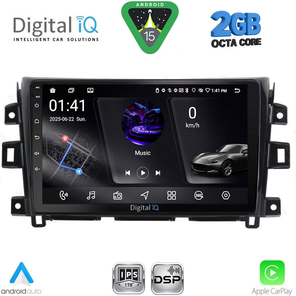 DIGITAL IQ RSF 4456_CPA (10inc) MULTIMEDIA TABLET for NISSAN NAVARA mod. 2016-2025 - DIGITAL IQ RSF 4456_CPA